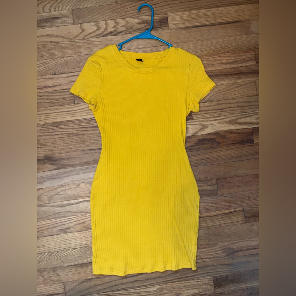 Yellow SHEIN dress
